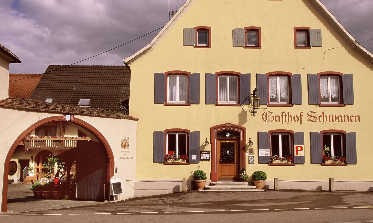 Zum Schwanen Garni Hotel Buggingen Bagian luar foto